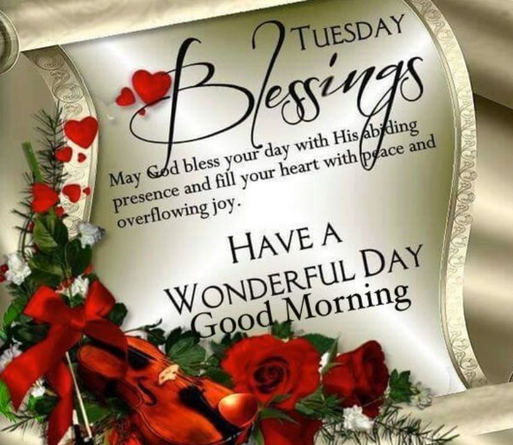 Beautiful Tuesday Morning Blessings