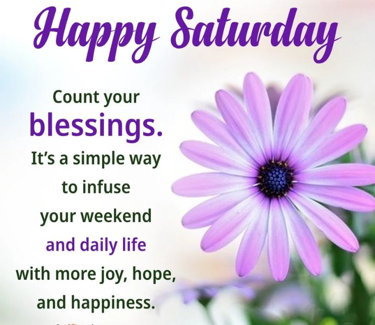 Saturday Blessings Quotes