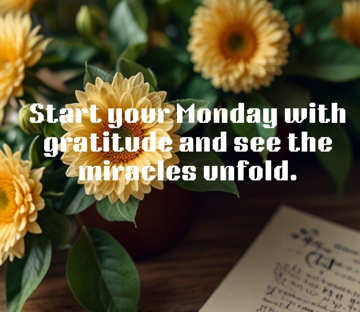 Thankful Monday Blessings