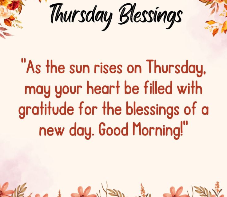 Thankful Thursday Blessings