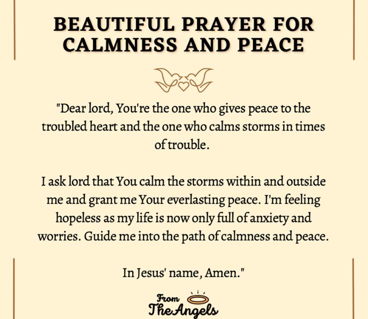 3 am Prayer for Peace and Calm