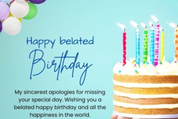 Belated Birthday Wishes