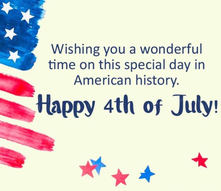 Happy 4th of July Greetings and Blessings