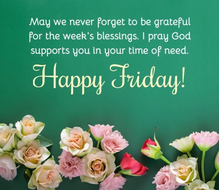 Thankful Good Morning Friday Blessings