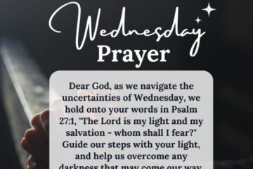 Wednesday Morning Prayers