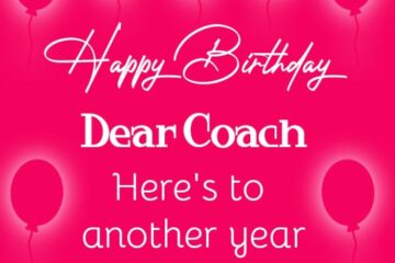 Birthday Wishes for Coach