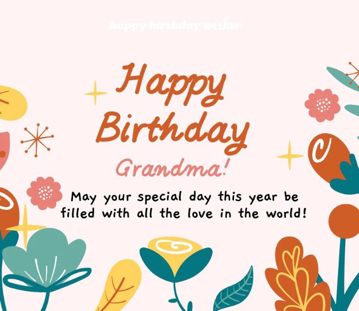 Birthday Wishes for a Grandmother