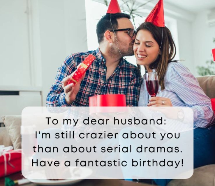 Funny Birthday Wishes for Husband from Wife