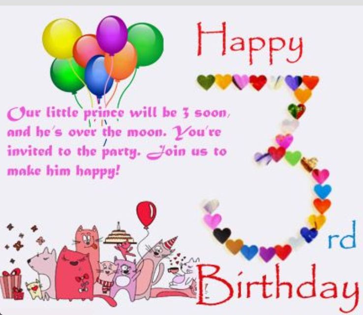 Funny Wishes for a 3rd Birthday 😂