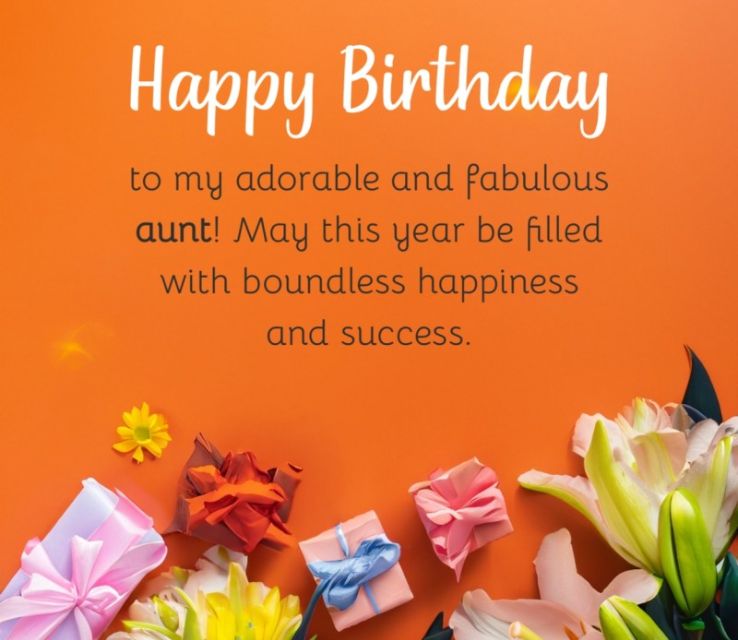 Happy Birthday Auntie Messages