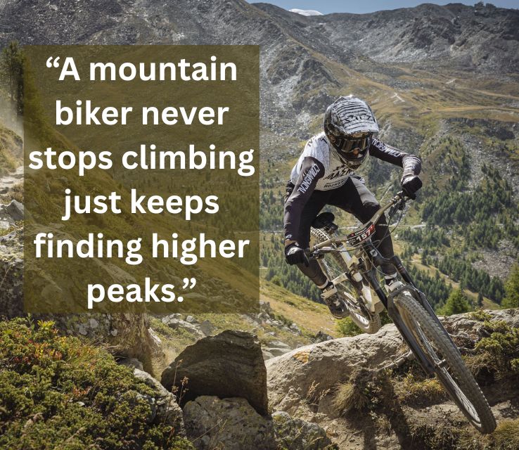 Motivated Birthday Wishes for Mountain biker