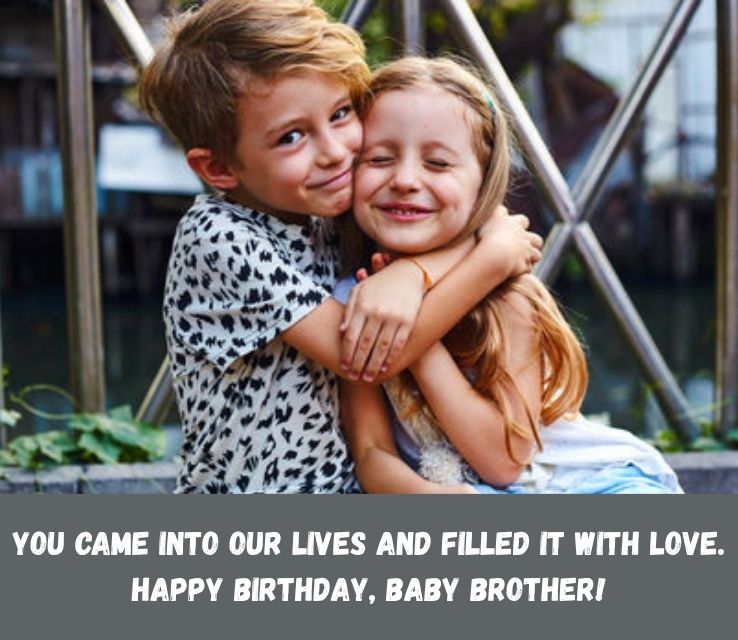 Sweet Birthday Wishes for Baby Brother