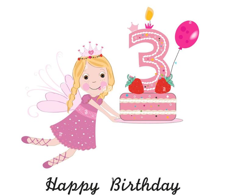 Sweet Wishes for a 3rd Birthday 🎂