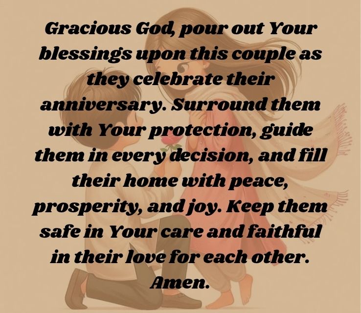 Wedding Anniversary Prayers